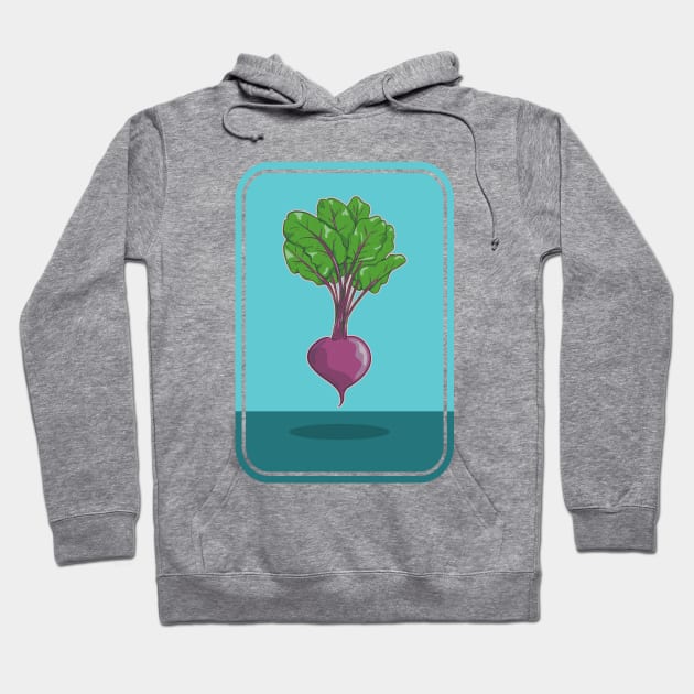 Beetroot Levitating Beet Hoodie by mailboxdisco